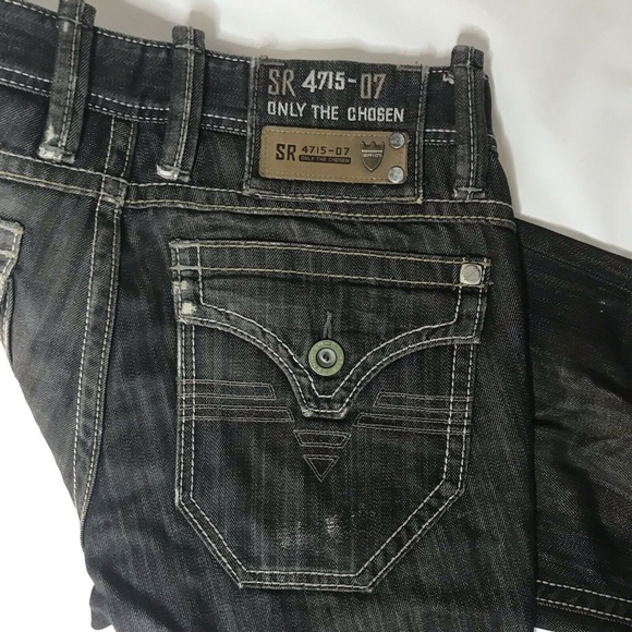 Rock Revival SR-07 Straight Bootcut Jeans Grey - Picture 6 of 11